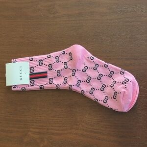 GG Pink Patterned Socks